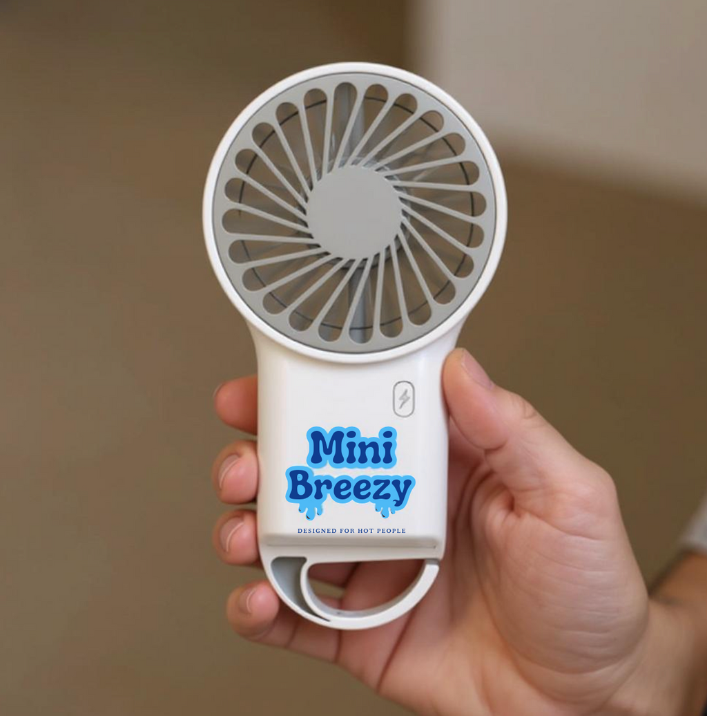 Ventilateur Mini Breezy – Sable Blanc