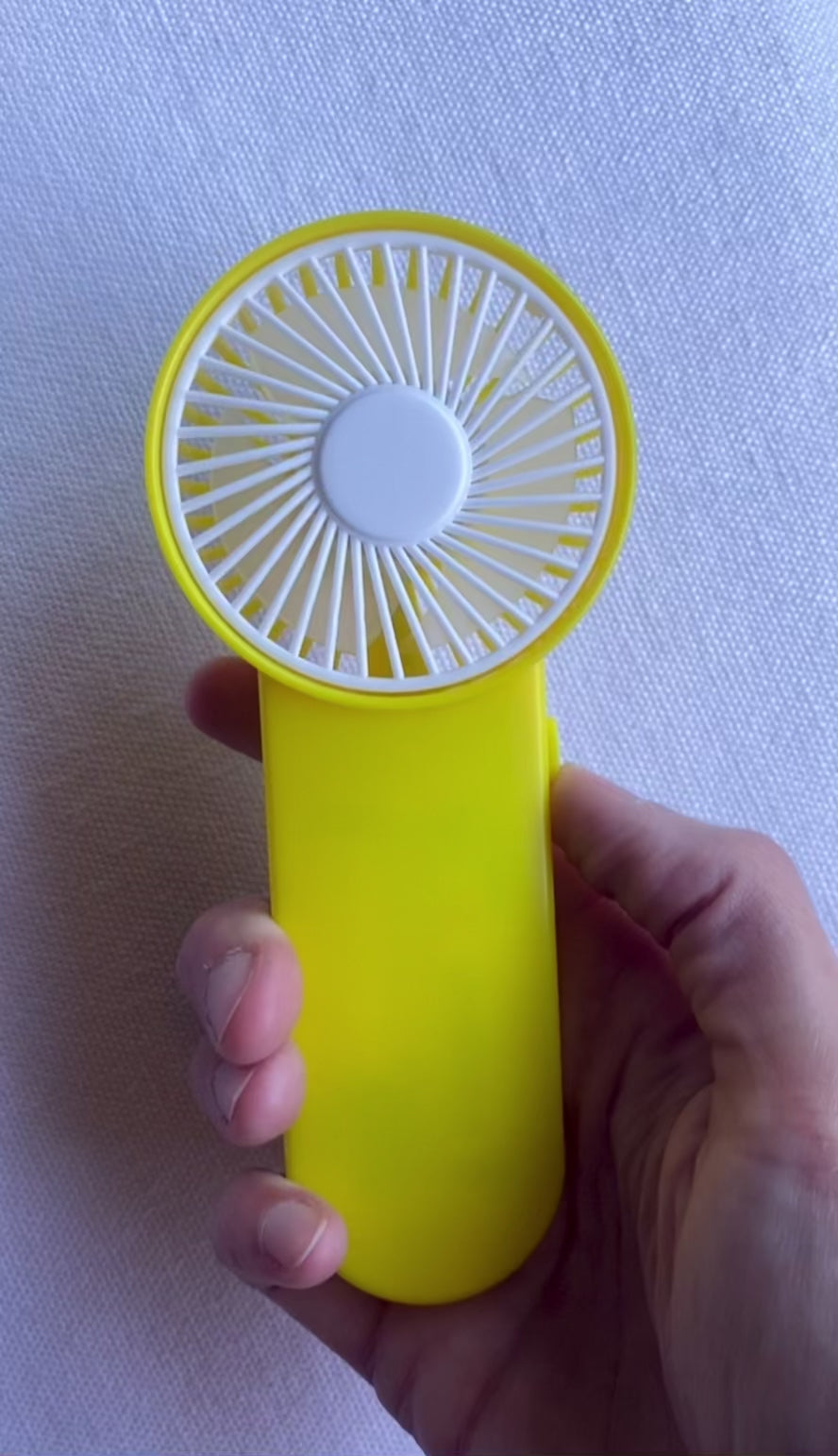 Ventilateur Portable Breezy - Jaune Long