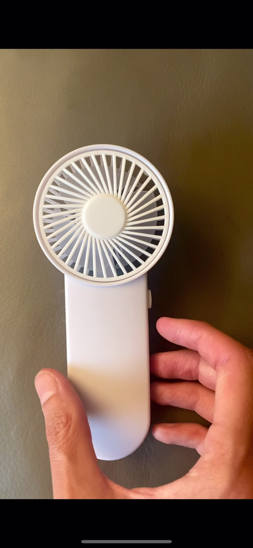 Ventilateur Portable Breezy - Sable Blanc Long